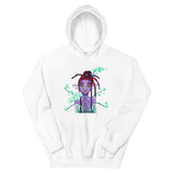 V3 Orchid Faerie Unisex Hoodie Featuring Original Artwork by Fae Plur Designs