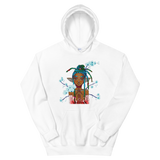 V6 Orchid Faerie Unisex Hoodie Featuring Original Artwork by Fae Plur Designs