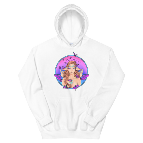 V6 Channeling Unisex Hoodie Featuring Original Artwork by A Sage's Creations