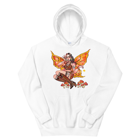 Steampunk Fae Unisex Hoodie Featuring Original Artwork By Chamandahy