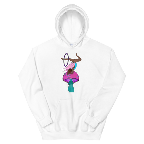 V3 Mushroom Goddess Flow Fairy Unisex Hoodie Featuring Original Artwork By Shauna Nikles