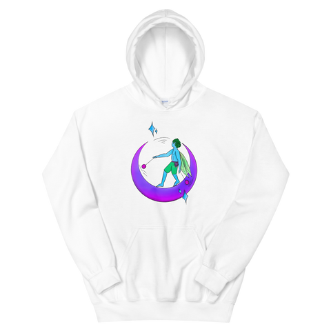 V3 Moondust Flow Fairy Unisex Hoodie Featuring Original Artwork By Shauna Nikles