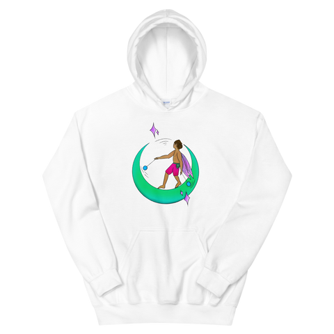 V6 Moondust Flow Fairy Unisex Hoodie Featuring Original Artwork By Shauna Nikles