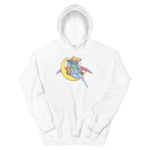 Lunar Fae Unisex Hoodie Featuring Original Artwork by A Sage's Creations