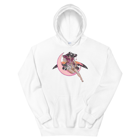 V5 Lunar Fae Unisex Hoodie Featuring Original Artwork by A Sage's Creations