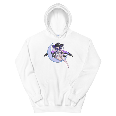V6 Lunar Fae Unisex Hoodie Featuring Original Artwork by A Sage's Creations