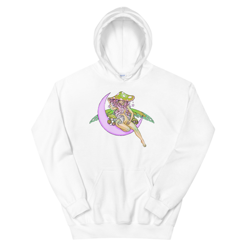 V7 Lunar Fae Unisex Hoodie Featuring Original Artwork by A Sage's Creations