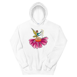 V6 Floral Fan Flow Fairy Unisex Hoodie Featuring Original Artwork By Shauna Nikles