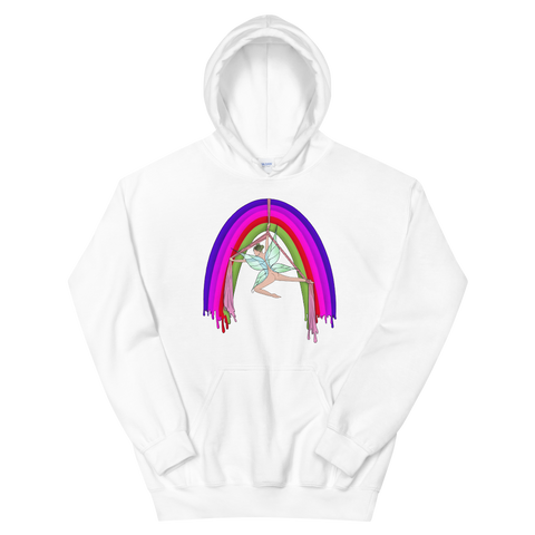 V4 Rainsilk Flow Fairy Unisex Hoodie Featuring Original Artwork By Shauna Nikles