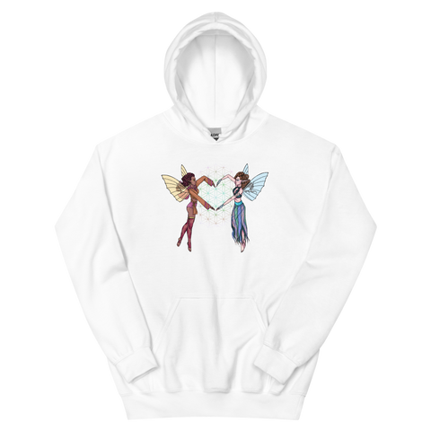 V2 Connection Unisex Hoodie Featuring Original Artwork by A Sage's Creations