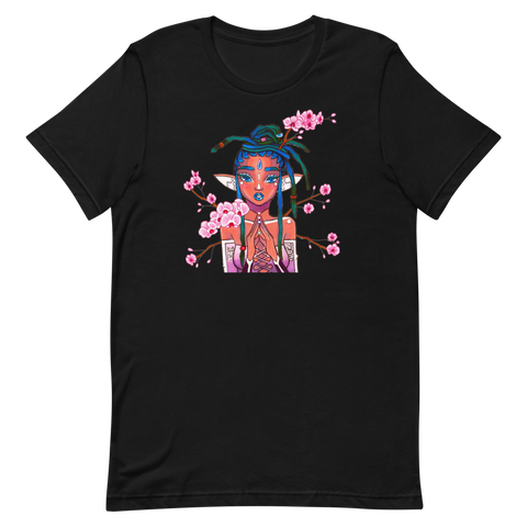 Orchid Faerie Unisex T-Shirt Featuring Original Artwork by Fae Plur Designs