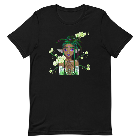V2 Orchid Faerie Unisex T-Shirt Featuring Original Artwork by Fae Plur Designs