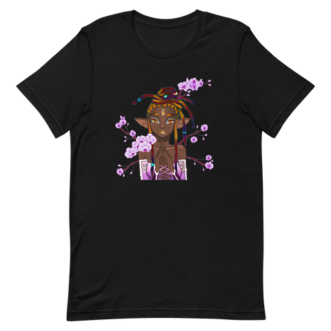 V5 Orchid Faerie Unisex T-Shirt Featuring Original Artwork by Fae Plur Designs