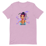 V7 Orchid Faerie Unisex T-Shirt Featuring Original Artwork by Fae Plur Designs