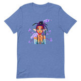 V7 Orchid Faerie Unisex T-Shirt Featuring Original Artwork by Fae Plur Designs