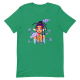 V7 Orchid Faerie Unisex T-Shirt Featuring Original Artwork by Fae Plur Designs