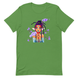 V7 Orchid Faerie Unisex T-Shirt Featuring Original Artwork by Fae Plur Designs