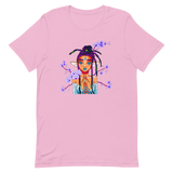 V7 Orchid Faerie Unisex T-Shirt Featuring Original Artwork by Fae Plur Designs