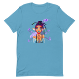 V7 Orchid Faerie Unisex T-Shirt Featuring Original Artwork by Fae Plur Designs