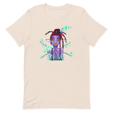 V3 Orchid Faerie Unisex T-Shirt Featuring Original Artwork by Fae Plur Designs