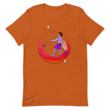 V4 Moondust Flow Fairy Unisex T-Shirt Featuring Original Artwork By Shauna Nikles