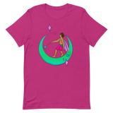 V6 Moondust Flow Fairy Unisex T-Shirt Featuring Original Artwork By Shauna Nikles