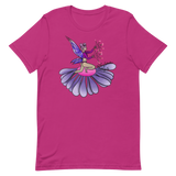 V3 Floral Fan Flow Fairy Unisex T-Shirt Featuring Original Artwork By Shauna Nikles