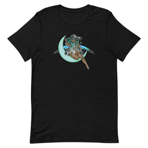 V4 Lunar Fae Unisex T-Shirt Featuring Original Artwork by A Sage's Creations