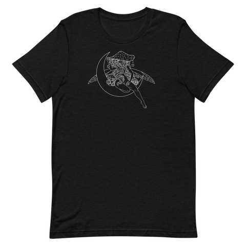 W&B Lunar Fae Unisex T-Shirt Featuring Original Artwork by A Sage's Creations