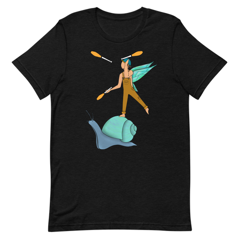 Garden Sprite Flow Fairy Unisex T-Shirt Featuring Original Artwork By Shauna Nikles