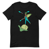 V4 Garden Sprite Flow Fairy Unisex T-Shirt Featuring Original Artwork By Shauna Nikles