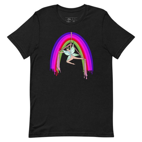 V4 Rainsilk Flow Fairy Unisex T-Shirt Featuring Original Artwork By Shauna Nikles