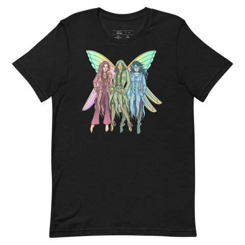 V6 Charlie's Fae Unisex T-Shirt Featuring Original Artwork by A Sage's Creations