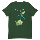 V4 Garden Sprite Flow Fairy Unisex T-Shirt Featuring Original Artwork By Shauna Nikles