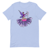 V3 Floral Fan Flow Fairy Unisex T-Shirt Featuring Original Artwork By Shauna Nikles