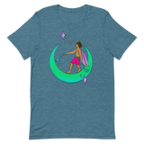 V6 Moondust Flow Fairy Unisex T-Shirt Featuring Original Artwork By Shauna Nikles