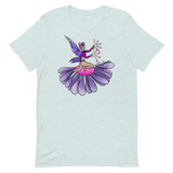 V3 Floral Fan Flow Fairy Unisex T-Shirt Featuring Original Artwork By Shauna Nikles
