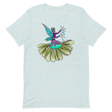 V4 Floral Fan Flow Fairy Unisex T-Shirt Featuring Original Artwork By Shauna Nikles