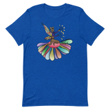 V5 Floral Fan Flow Fairy Unisex T-Shirt Featuring Original Artwork By Shauna Nikles