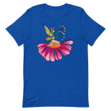 V6 Floral Fan Flow Fairy Unisex T-Shirt Featuring Original Artwork By Shauna Nikles