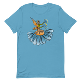 Floral Fan Flow Fairy Unisex T-Shirt Featuring Original Artwork By Shauna Nikles
