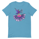 V3 Floral Fan Flow Fairy Unisex T-Shirt Featuring Original Artwork By Shauna Nikles