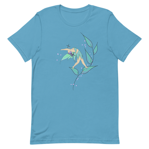 V4 Dragon Dancer Flow Fairy Unisex T-Shirt Featuring Original Artwork By Shauna Nikles