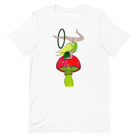 V2 Mushroom Goddess Flow Fairy Unisex T-Shirt Featuring Original Artwork By Shauna Nikles