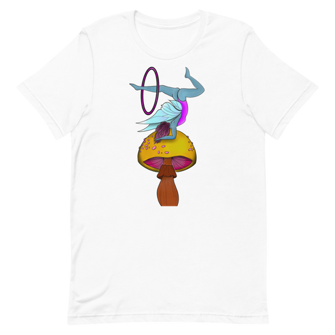 V5 Mushroom Goddess Flow Fairy Unisex T-Shirt Featuring Original Artwork By Shauna Nikles