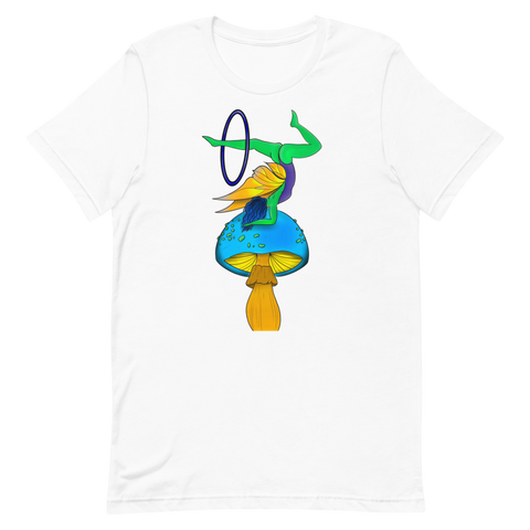 V6 Mushroom Goddess Flow Fairy Unisex T-Shirt Featuring Original Artwork By Shauna Nikles