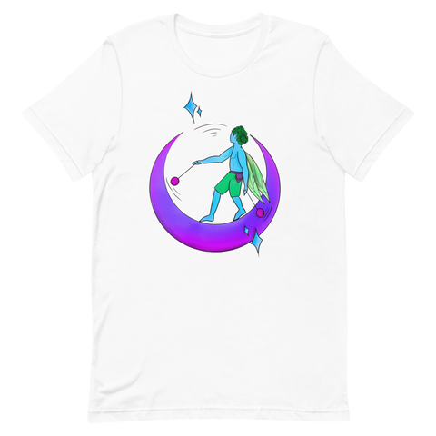 V3 Moondust Flow Fairy Unisex T-Shirt Featuring Original Artwork By Shauna Nikles