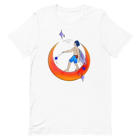 V5 Moondust Flow Fairy Unisex T-Shirt Featuring Original Artwork By Shauna Nikles