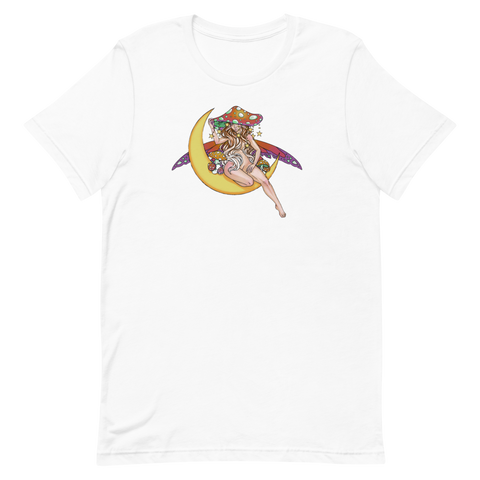 V2 Lunar Fae Unisex T-Shirt Featuring Original Artwork by A Sage's Creations