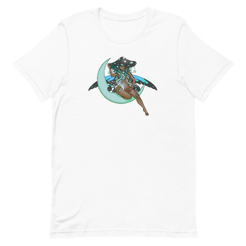 V4 Lunar Fae Unisex T-Shirt Featuring Original Artwork by A Sage's Creations